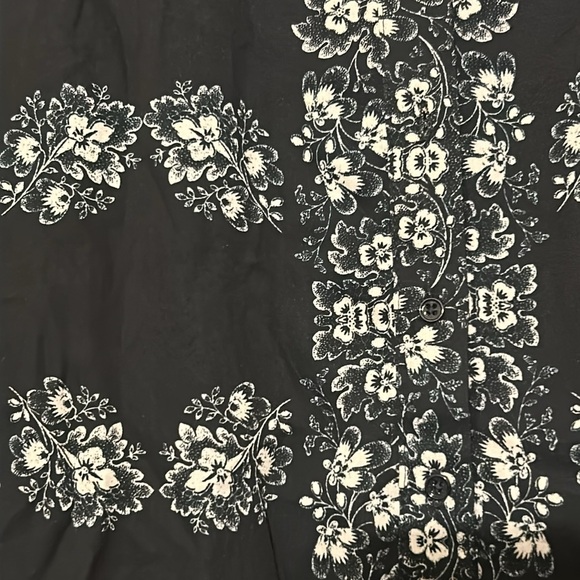 Navy Floral Miller Maxi Shirt Dress - Picture 4 of 6